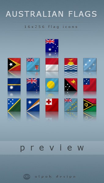 Icone gratuite drapeau pays Australie Fiji Nouvelle Zélande Tonga