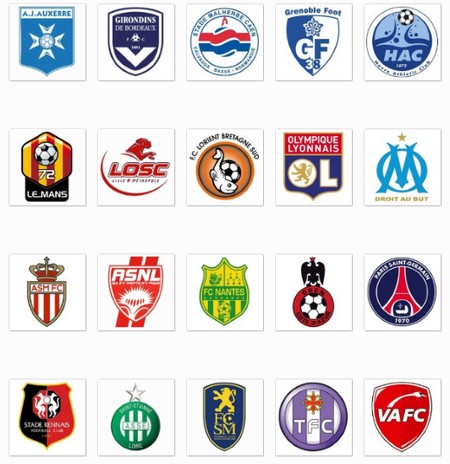 Télécharger logo équipe de foot ligue 1 France L1