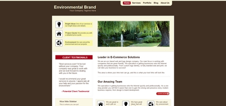 Template, kit graphique nature environnement écologie