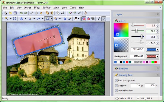 Logiciel éditeur d'image gratuit pour Windows Paint.com