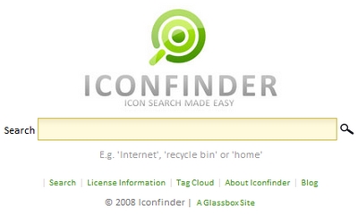 Moteur de recherche d'icones iconfinder.net