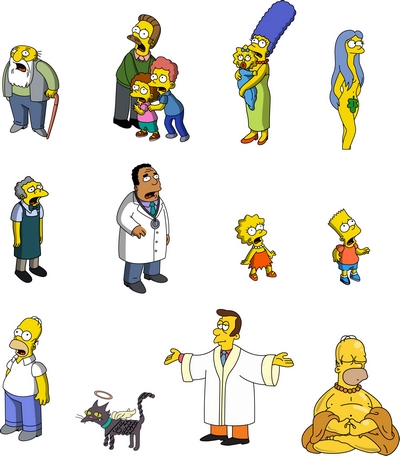 Icone de la série tv Simpson