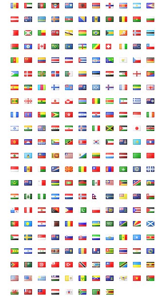 Icone gratuite drapeau pays Monde
